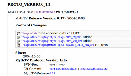 Protocol version enumeration